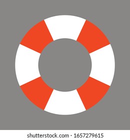Life vest vector design isolated