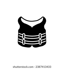 life vest vector type icon
