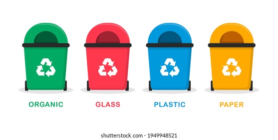 3,210 Blue green dustbin Stock Illustrations, Images & Vectors ...