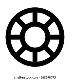 Lifebelt Bold Line Vector Icon