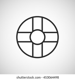 lifebelt line icon