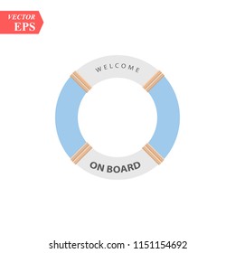 Lifeboat float icon, vector illustration design. Travel icons. eps10