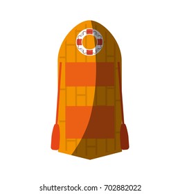 lifeboat with oars icon image