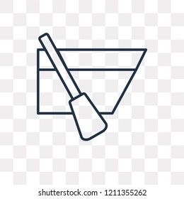 Lifeboat vector outline icon isolated on transparent background, high quality linear Lifeboat transparency concept can be used web and mobile