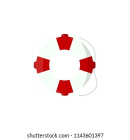 Lifebuoy colored icon. Element of summer pleasure icon for mobile concept and web apps. Cartoon style Lifebuoy colored icon can be used for web and mobile