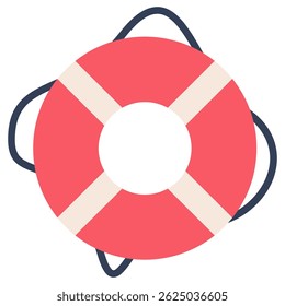 Lifebuoy. Help for the drowning. Swimming lifebuoy. Diving stuff, underwater diver equipment