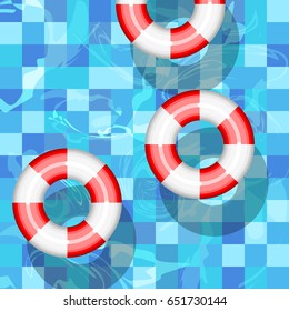 Lifebuoy help rescue save ship sos ring buoy vector swim assistance illustration. Emergency protection safety sea security lifebelt. Lifeguard safe summer water lifebuoy background.