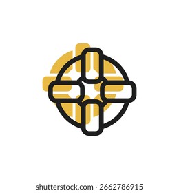 lifebuoy icon is designed in a visually appealing and easily recognizable style. It’s suitable for various visual needs such as apps, digital media, or other graphic design projects