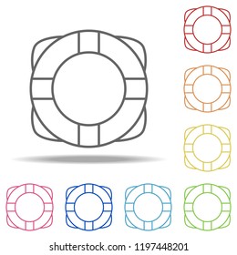Lifebuoy icon. Elements of Camping in multi colored icons. Simple icon for websites, web design, mobile app, info graphics
