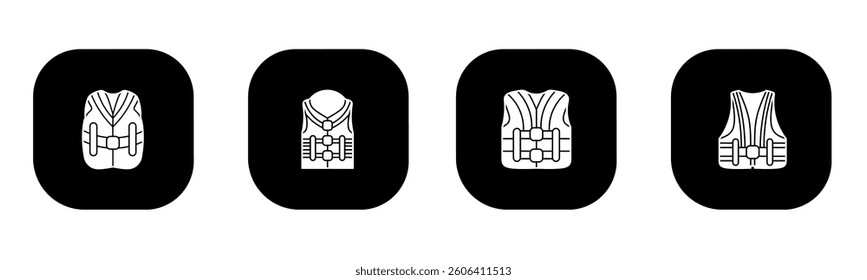 Lifebuoy icon in flat. A lifebuoy icon design. Stock vector.