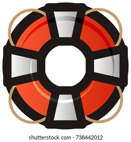 Lifebuoy - Icon Illustration