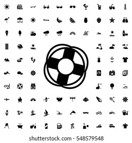 lifebuoy icon illustration isolated vector sign symbol