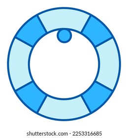Lifebuoy - icon, illustration on white background, similar style