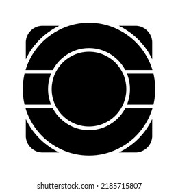 lifebuoy icon or logo isolated sign symbol vector illustration - high quality black style vector icons
