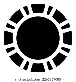 lifebuoy icon or logo isolated sign symbol vector illustration - high quality black style vector icons
