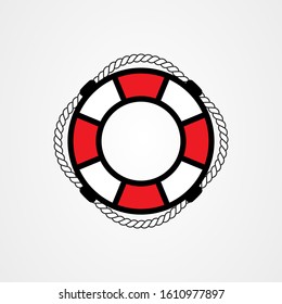 Lifebuoy icon logo vector illustration