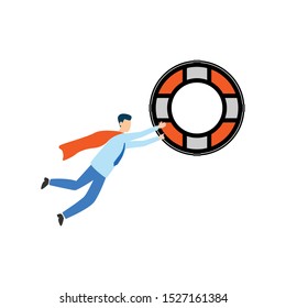 Lifebuoy icon.  Mobile concept and web design
