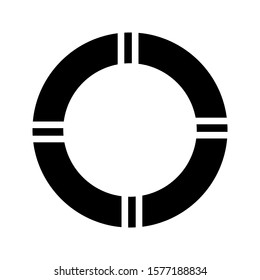 Lifebuoy Icon on white background. vector illustration