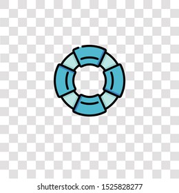 lifebuoy icon sign and symbol. lifebuoy color icon for website design and mobile app development. Simple Element from travel collection for mobile concept and web apps icon.