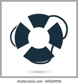 Lifebuoy icon. Simple design for web and mobile
