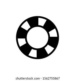 Lifebuoy icon in trendy flat design