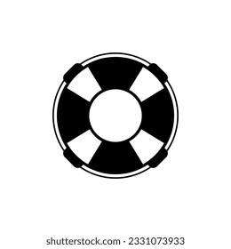 Lifebuoy icon vector design templates simple and modern isolated on white background