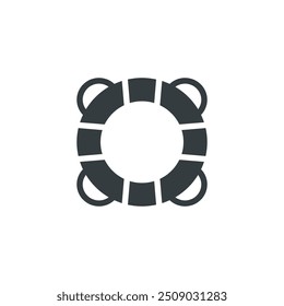 Lifebuoy icon, Lifebuoy vector illustration