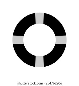 lifebuoy icon. Vector illustration