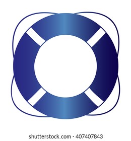 Lifebuoy icon. Vector illustration