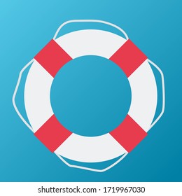 Lifebuoy Icon. Vector Illustration EPS10