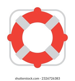 lifebuoy icon vector illustration logo deisgn