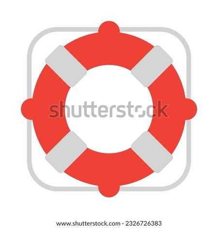 lifebuoy icon vector illustration logo deisgn