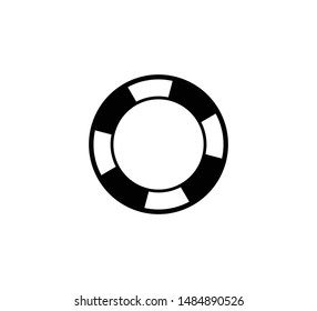 Lifebuoy icon vector isolated design