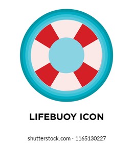 Lifebuoy icon vector isolated on white background, Lifebuoy transparent sign , insurance symbols