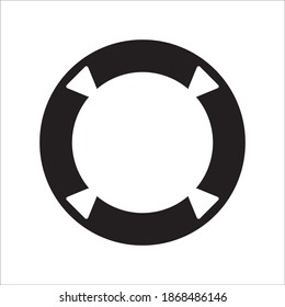 Ilustración de la plantilla del logotipo del vector de iconos de la librería