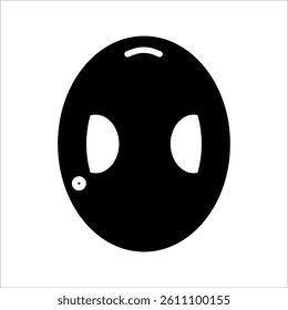 Lifebuoy Outline Icon. Lifeguard Line Art Logo. Vector Illustration. Isolated on White Background. Editable Stroke