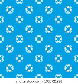 Lifebuoy pattern vector seamless blue repeat for any use