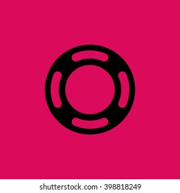 Lifebuoy Ring Icon. Eps-10