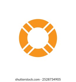 Lifebuoy anillo icono Vector de contorno para Web ui