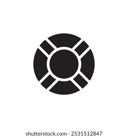Lifebuoy ring icon web design in vector