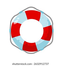 lifebuoy ring – vector illustration
