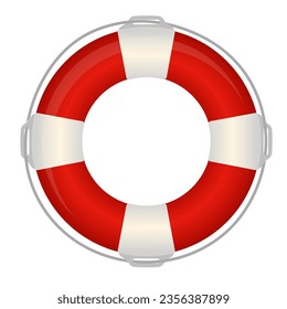 Ilustración de la ilustración de la caricatura de la anilla de la cadena de vida icono de clipart aislado en fondo blanco