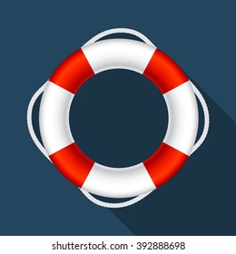 Lifebuoy Sign Symbol Vector Illustration EPS10