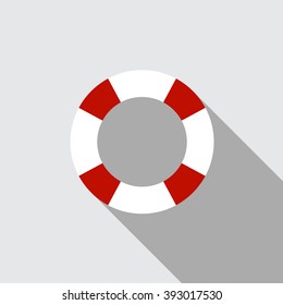 Lifebuoy Sign Symbol Vector Illustration EPS10