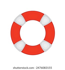 lifebuoy vector art illustration design