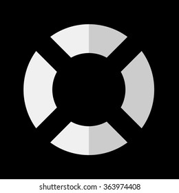 lifebuoy  - vector icon