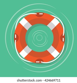 Lifebuoy vector icon