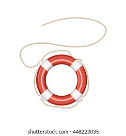 Lifebuoy vector icon