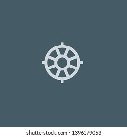 Lifebuoy vector icon. Lifebuoy concept stroke symbol design. Thin graphic elements vector illustration, outline pattern for your web site design, logo, UI. EPS 10.