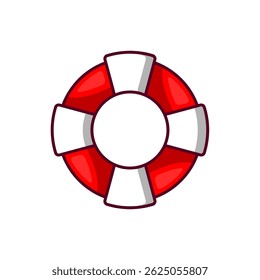 lifebuoy vector icon illustration isolated on white background